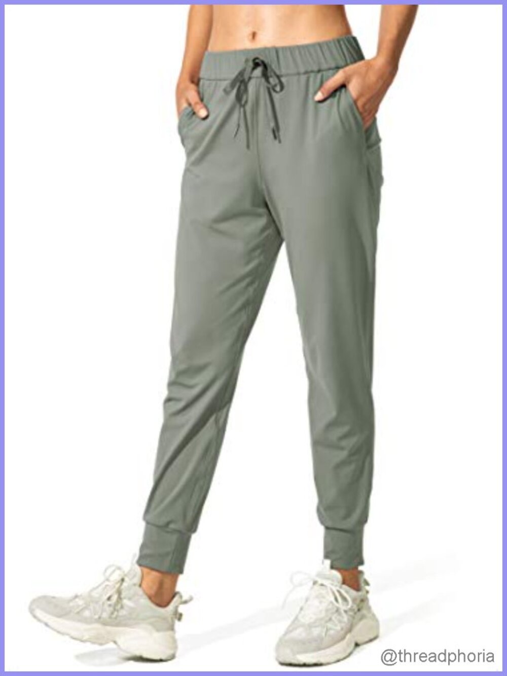 Women's Joggers with Pockets, Drawstring Sweatpants for Workout Running Lounge